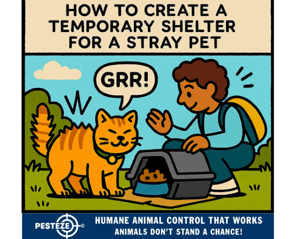 HOW TO CREATE A TEMPORARY SHELTER FOR A STRAY PET