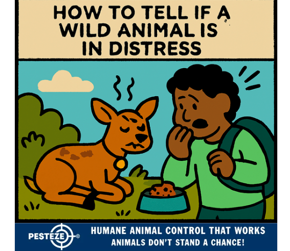 HOW TO TELL IF A WILD ANIMAL IS IN DISTRESS