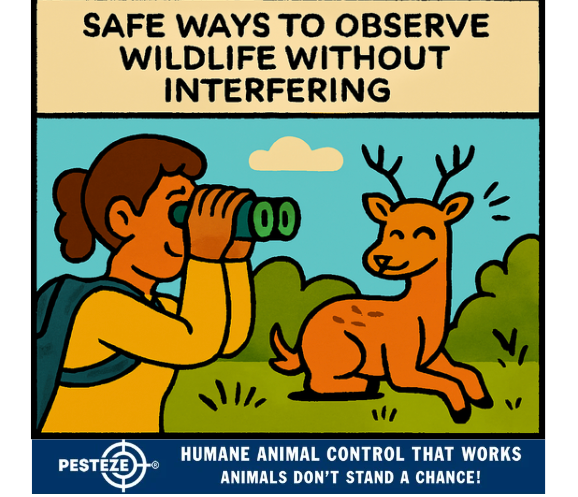 SAFE WAYS TO OBSERVE WILDLIFE WITHOUT INTERFERING