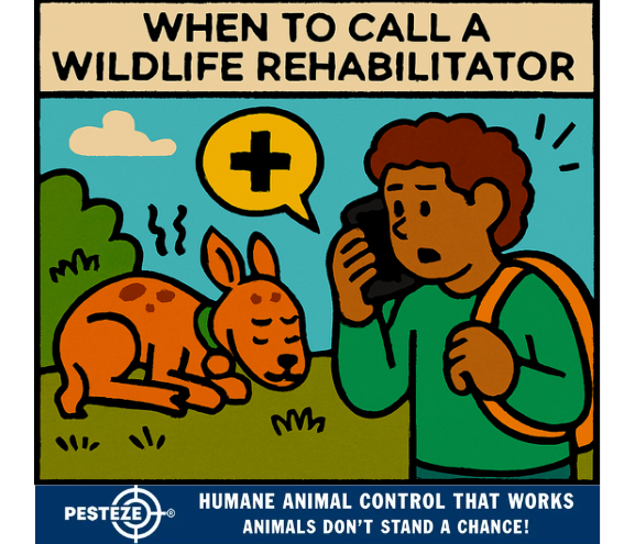 WHEN TO CALL A WILDLIFE REHABILITATOR