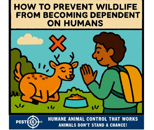 HOW TO PREVENT WILDLIFE FROM BECOMING DEPENDENT ON HUMANS