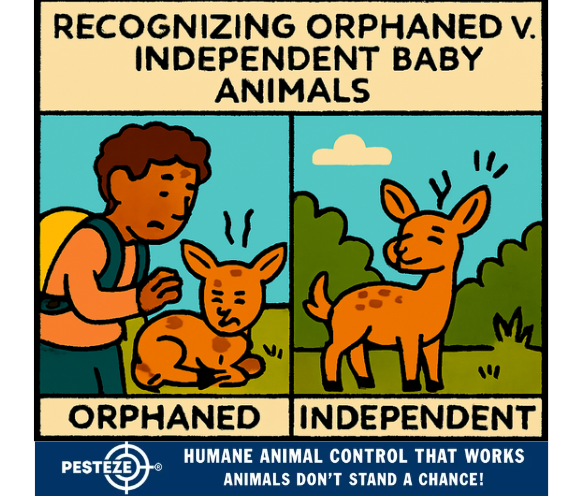 RECOGNIZING ORPHANED VS. INDEPENDENT BABY ANIMALS