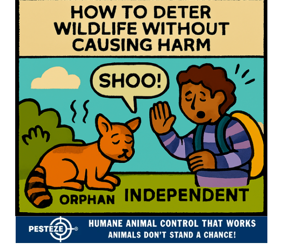 HOW TO DETER WILDLIFE WITHOUT CAUSING HARM