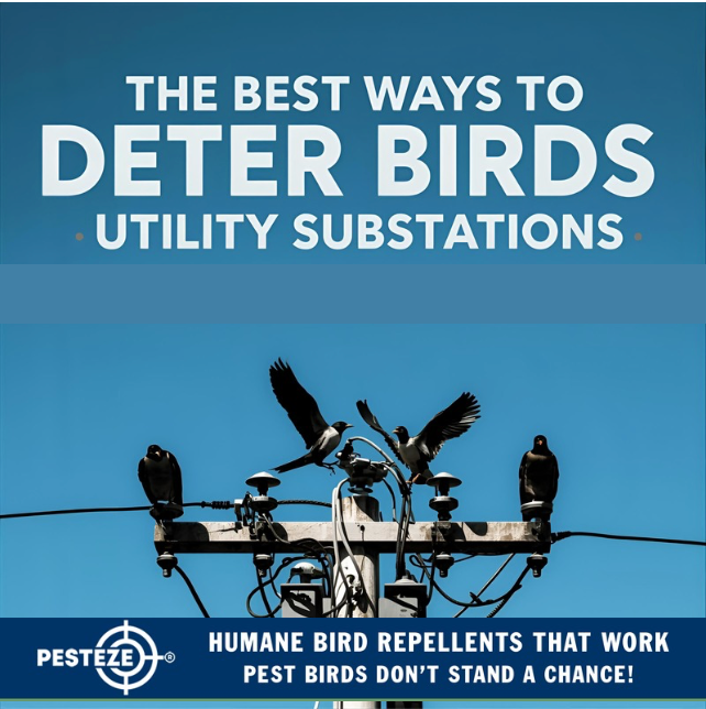 THE BEST WAYS TO DETER BIRDS FROM UTILITY SUBSTATIONS