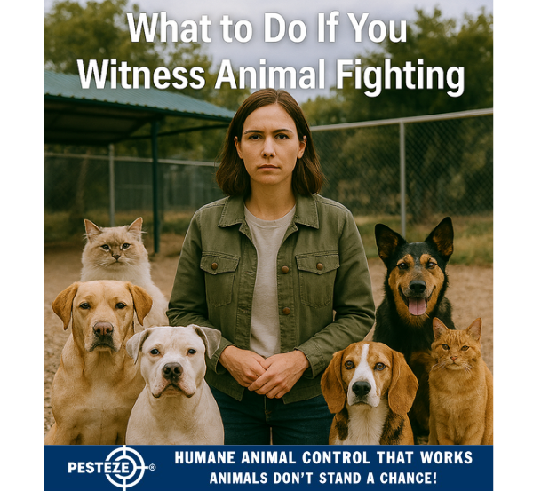 WHAT TO DO IF YOU WITNESS ANIMAL FIGHTING