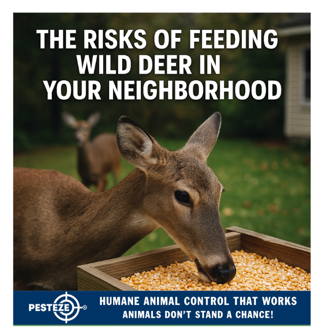 THE RISKS OF FEEDING WILD DEER IN YOUR NEIGHBORHOOD