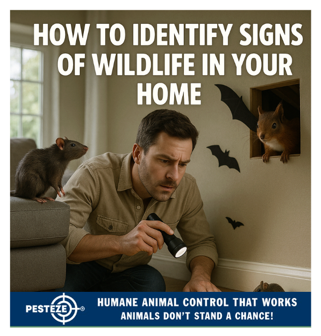 HOW TO IDENTIFY SIGNS OF WILDLIFE IN YOUR HOME