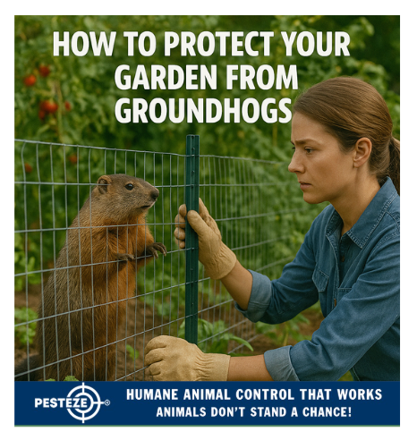 HOW TO PROTECT YOUR GARDEN FROM GROUNDHOGS