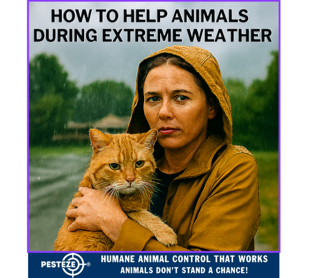 HOW TO HELP ANIMALS DURING EXTREME WEATHER