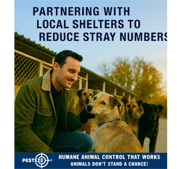 PARTNERING WITH LOCAL SHELTERS TO REDUCE STRAY NUMBERS