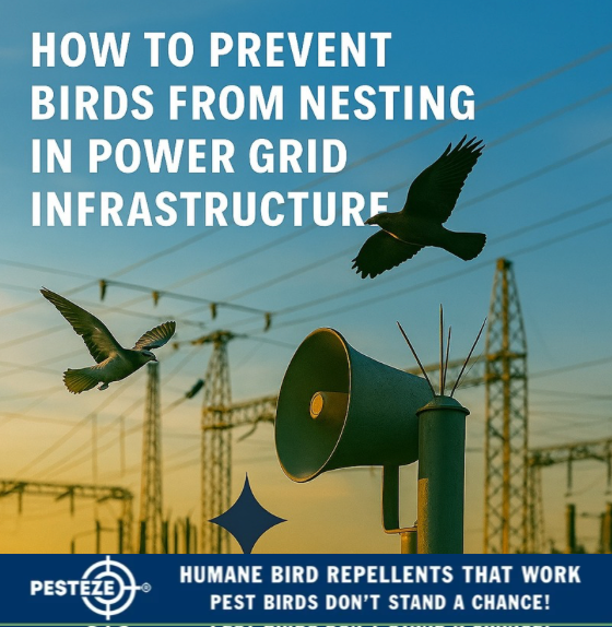 HOW TO PREVENT BIRDS FROM NESTING IN POWER GRID INFRASTRUCTURE