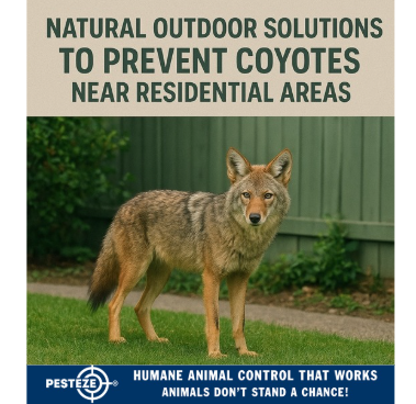NATURAL OUTDOOR SOLUTIONS TO PREVENT COYOTES NEAR RESIDENTIAL AREAS