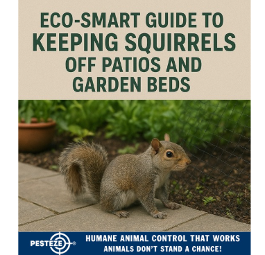 ECO-SMART GUIDE TO KEEPING SQUIRRELS OFF PATIOS AND GARDEN BEDS