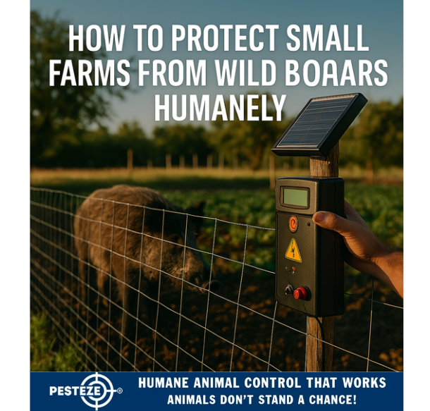 HOW TO PROTECT SMALL FARMS FROM WILD BOARS HUMANELY