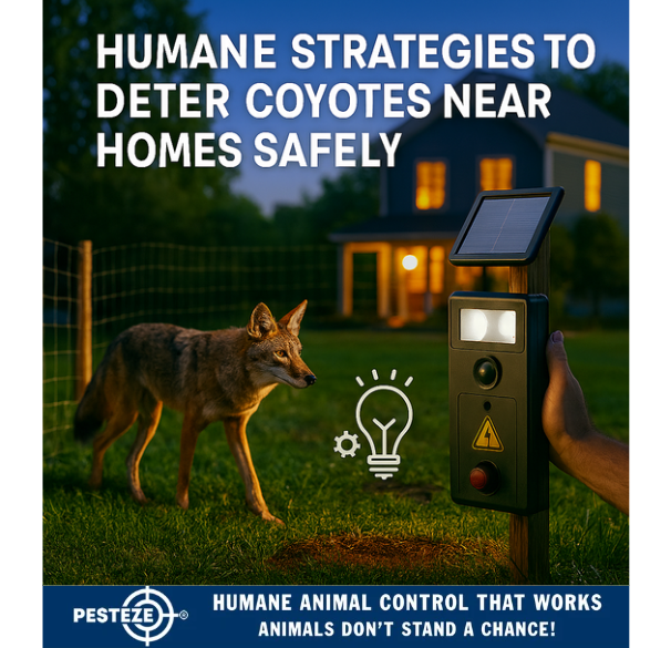 HUMANE STRATEGIES TO DETER COYOTES NEAR HOMES SAFELY