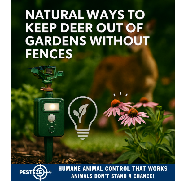 NATURAL WAYS TO KEEP DEER OUT OF GARDENS WITHOUT FENCES