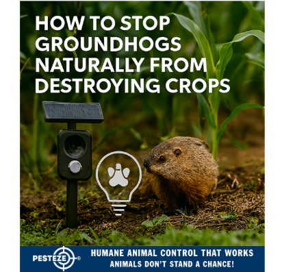HOW TO STOP GROUNDHOGS NATURALLY FROM DESTROYING CROPS