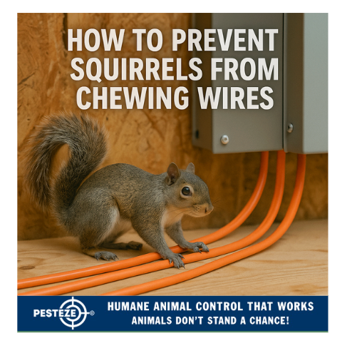 HOW TO PREVENT SQUIRRELS FROM CHEWING WIRES HUMANELY AND EFFECTIVELY