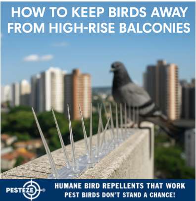 HOW TO KEEP BIRDS AWAY FROM HIGH-RISE BALCONIES