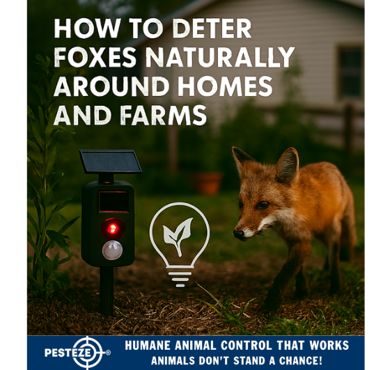 SAFE, HOW TO DETER FOXES NATURALLY AROUND HOMES AND FARMS