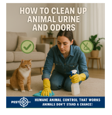 HOW TO CLEAN UP ANIMAL URINE AND ODORS