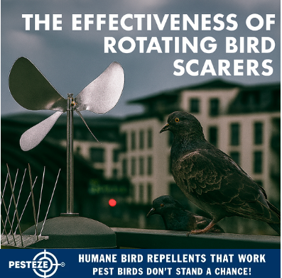 THE EFFECTIVENESS OF ROTATING BIRD SCARERS