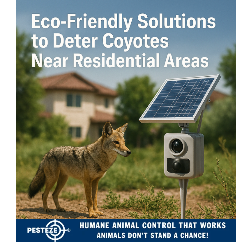 ECO-FRIENDLY SOLUTIONS TO DETER COYOTES NEAR RESIDENTIAL AREAS