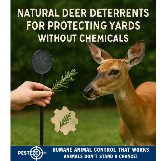 NATURAL DEER DETERRENTS FOR PROTECTING YARDS WITHOUT CHEMICALS