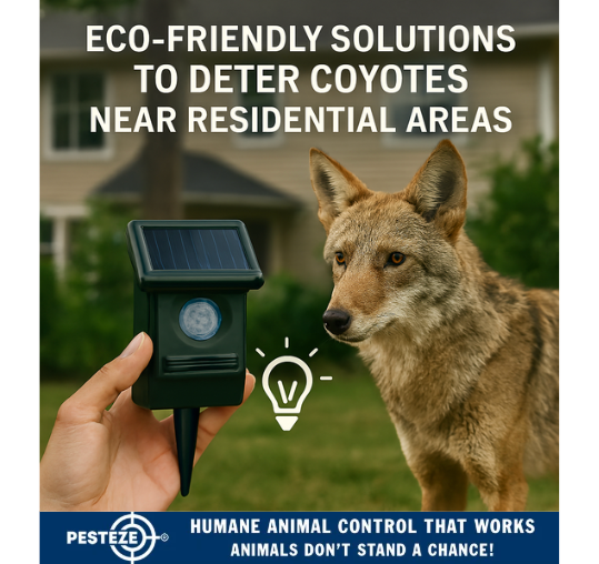ECO-FRIENDLY SOLUTIONS TO DETER COYOTES NEAR RESIDENTIAL AREAS