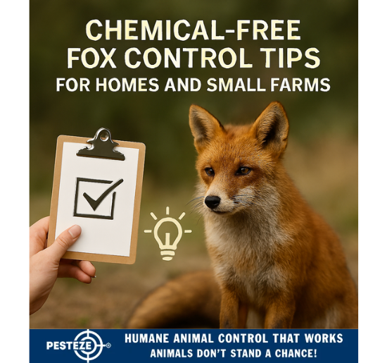 Fox Control Chemical-Free Fox Control Tips for Homes & Farms | PESTEZE® – Pesteze