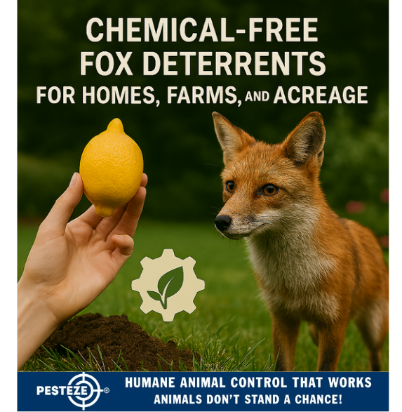 CHEMICAL-FREE FOX DETERRENTS FOR HOMES, FARMS, AND ACREAGE