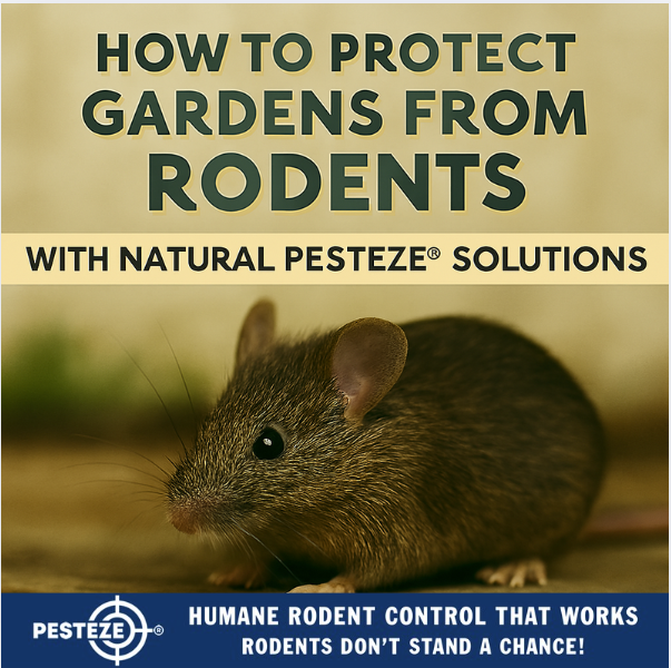 HOW TO PROTECT GARDENS FROM RODENTS WITH NATURAL PESTEZE® SOLUTIONS