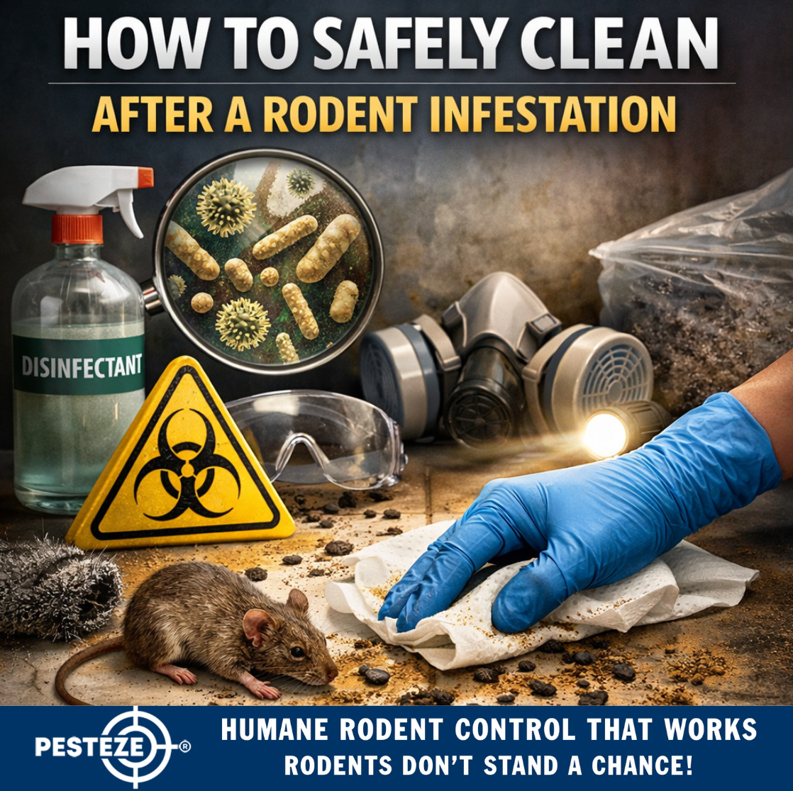 HOW TO SAFELY CLEAN AFTER A RODENT INFESTATION