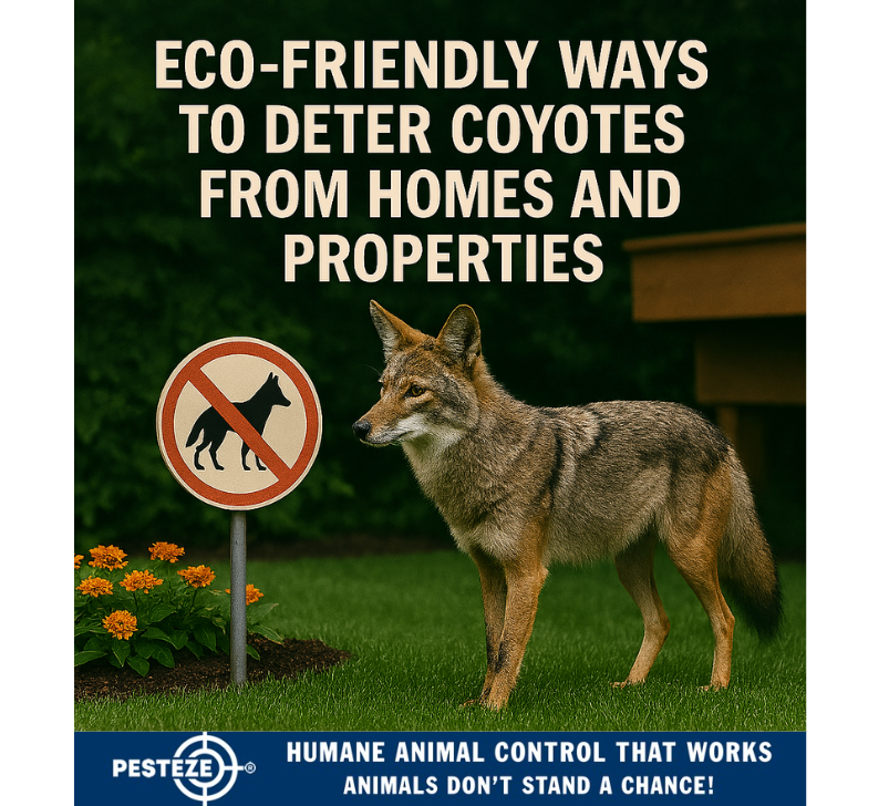 ECO-FRIENDLY WAYS TO DETER COYOTES FROM HOMES AND PROPERTIES