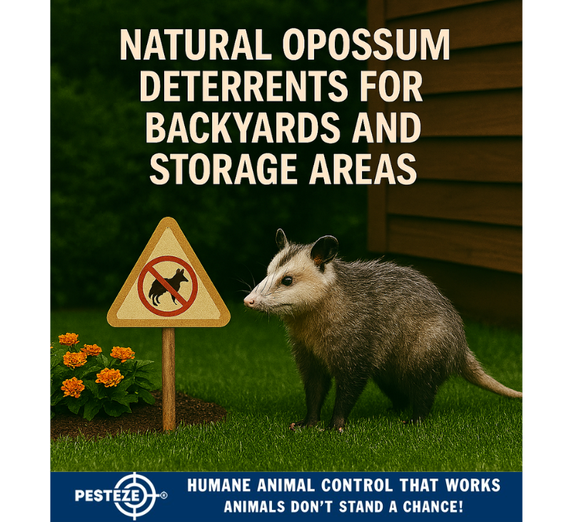 NATURAL OPOSSUM DETERRENTS FOR BACKYARDS AND STORAGE AREAS