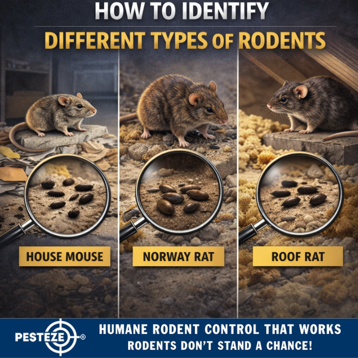 HOW TO IDENTIFY DIFFERENT TYPES OF RODENTS