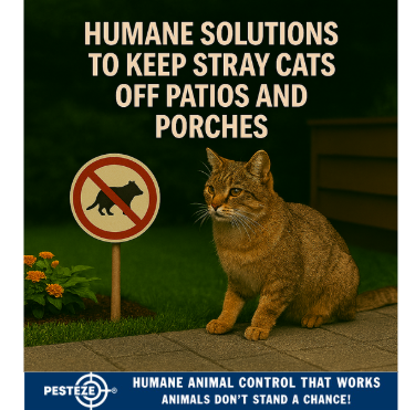 HUMANE SOLUTIONS TO KEEP STRAY CATS OFF PATIOS AND PORCHES