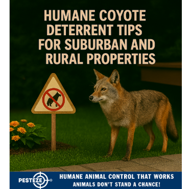 HUMANE COYOTE DETERRENT TIPS FOR SUBURBAN AND RURAL PROPERTIES