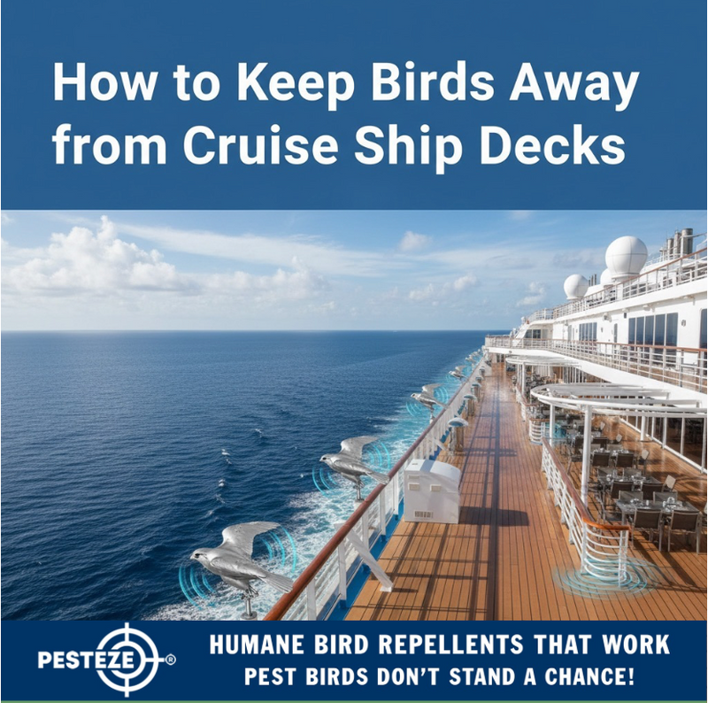 HOW TO KEEP BIRDS AWAY FROM CRUISE SHIP DECKS
