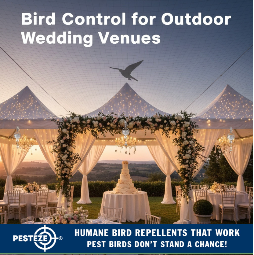 BIRD CONTROL FOR OUTDOOR WEDDING VENUES