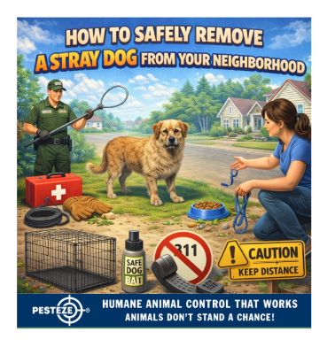 HOW TO SAFELY REMOVE A STRAY DOG FROM YOUR NEIGHBORHOOD