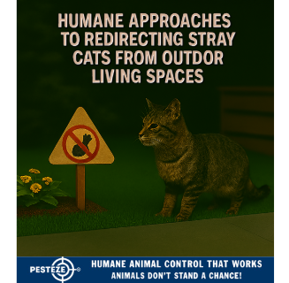HUMANE APPROACHES TO REDIRECTING STRAY CATS FROM OUTDOOR LIVING SPACES