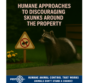 HUMANE APPROACHES TO DISCOURAGING SKUNKS AROUND THE PROPERTY