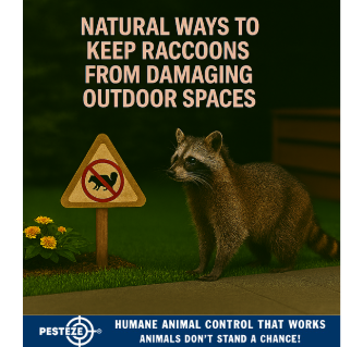 NATURAL WAYS TO KEEP RACCOONS FROM DAMAGING OUTDOOR SPACES