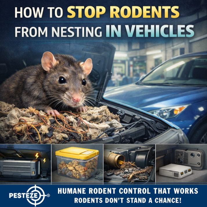 HOW TO STOP RODENTS FROM NESTING IN VEHICLES