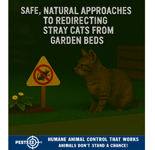 SAFE, NATURAL APPROACHES TO REDIRECTING STRAY CATS FROM GARDEN BEDS