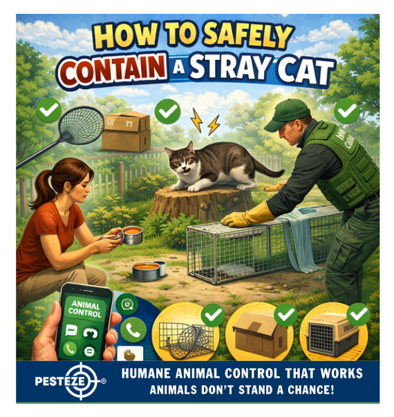 HOW TO SAFELY CONTAIN A STRAY CAT
