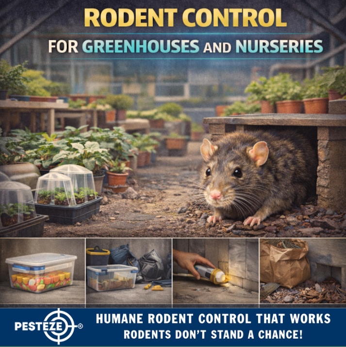 RODENT CONTROL FOR GREENHOUSES AND NURSERIES