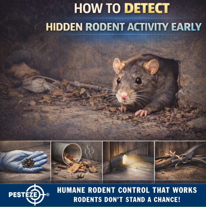 How to Detect Hidden Rodent Activity Early | PESTEZE® – Pesteze