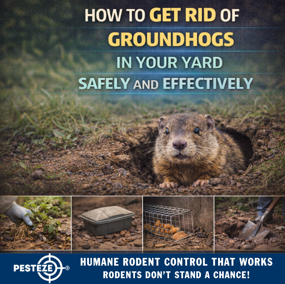 Groundhog Using Computer HOW TO GET RID OF GROUNDHOGS IN YOUR YARD SAFELY AND EFFECTIVELY - Pesteze